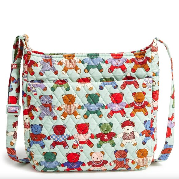 Vera Bradley XL Crossbody Bag in Toasty Teddies NWT - Picture 1 of 5